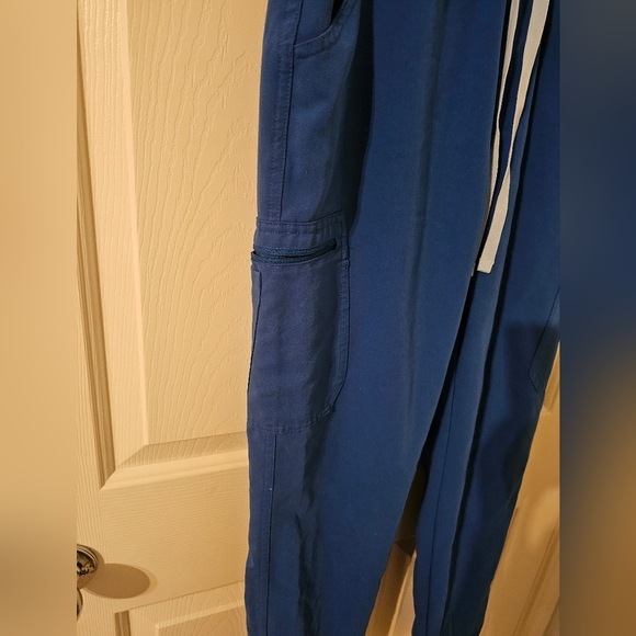 Figs Zamora High Waisted Blue Scrubs Size XS/P - Picture 3 of 5